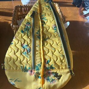 LUG WINDSAIL IN  bright spring yellow bouquet pattern